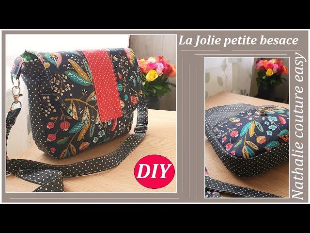 DIY pour cette jolie petite besace avec patron PDF / Nathalie couture easy