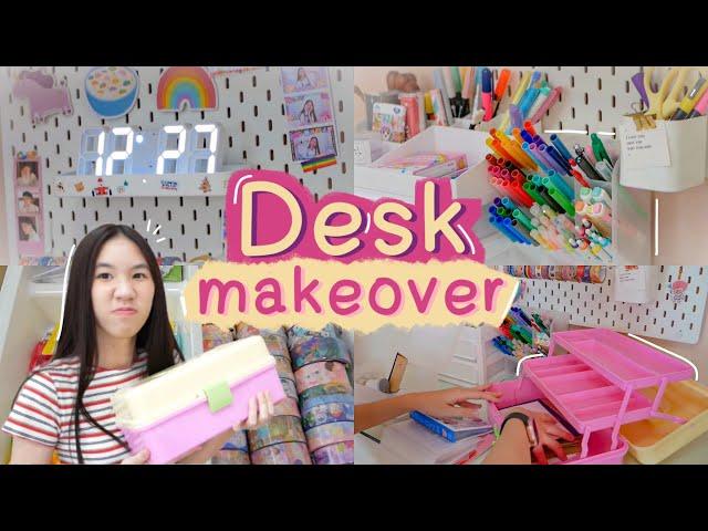 Desk Decoration, Organize a new desk, unbox new stationery, IKEA shopping [Nonny.com]