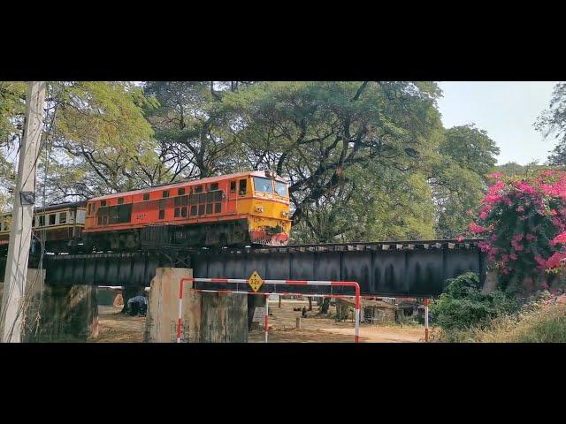 (4K) Train to Namtok, River Kwai Bridge. 2024.