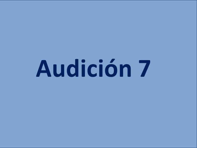 Audición 7