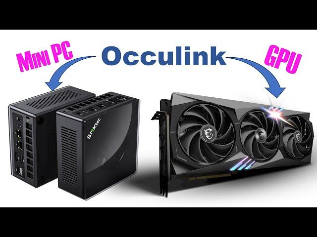 Occulink +AMD MiniPC = FPS!!!    -    GMKtec Gaming Mini PC K8 Plus