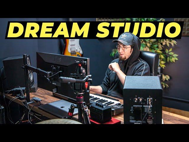 I BUILT MY DREAM STUDIO!! *its absolutely perfect* | HOME STUDIO TOUR