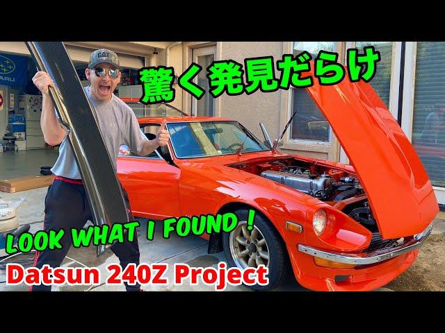 Datsun 240Z S30 Project :  Cleaning Out 50 Years of OLD Stuff