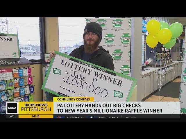 Community Compass: Pa. lottery hands out big checks to New Year's millionaire raffle winner