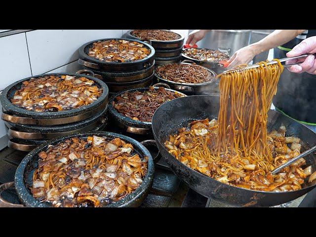 보기만 해도 군침 도는?! 한국인은 못참는 짜장면, 짬뽕, 중화요리 BEST 4 Chinese noodle dishes in Korea - Korean street food