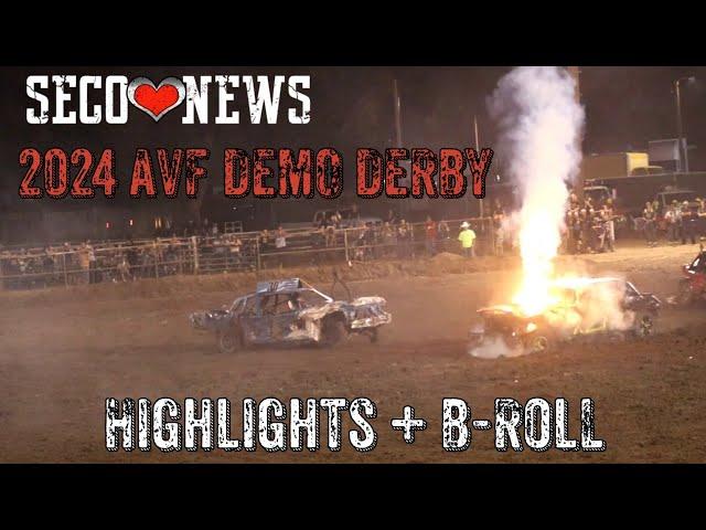 2024 Arkansas Valley Fair Demolition Derby Announcer's Booth Highlights and B-Roll Compilation