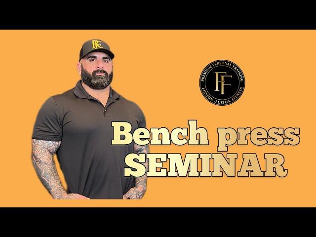 Bench press Seminar in Dubai with Amir Siddiqui of Fission~Fusion Fitness and Rich&Fit Dubai #dubai