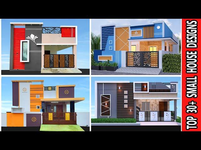 Top 30+ Small House Elevation Designs for Single Floor Houses 2024 | Vastu House Elevation Designs