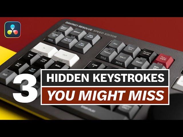 EVERY DaVinci Resolve SPEED EDITOR Modifier Key Explained - Tutorial