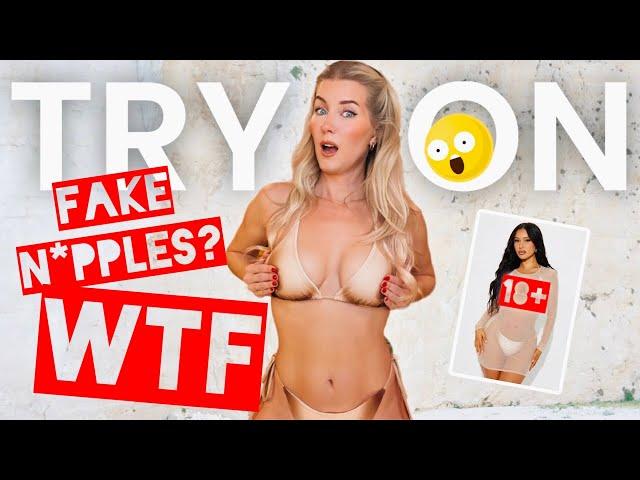 FAKE N*PPLES?! A DIFFERENT Kind of Bikini HAUL  | Try These on With Me! w/ Kat Wonders