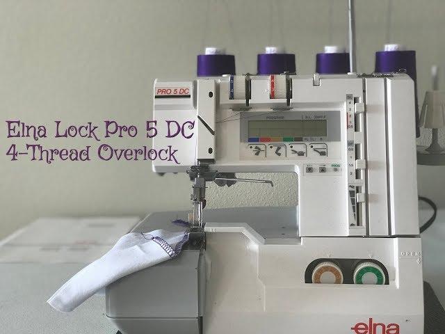 Threading the Elna Lock Pro 5 DC - Part 2 - 4-thread overlock