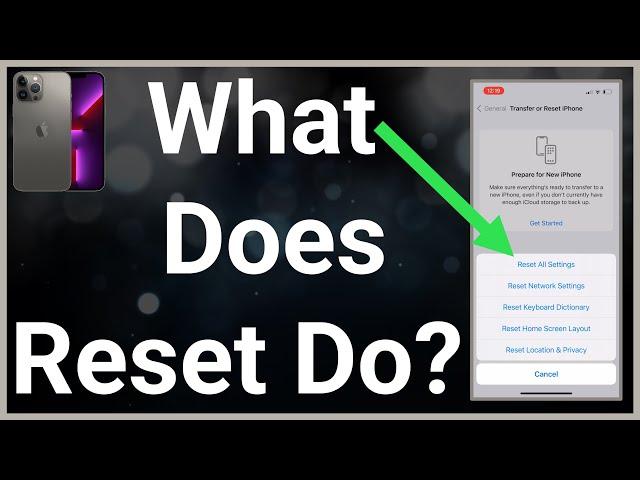 What Happens If You Reset iPhone?