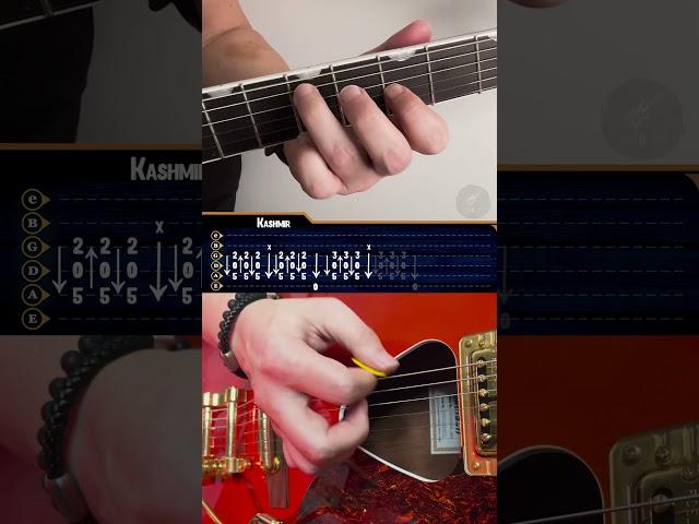 Led Zeppelin - Kashmir | guitar tutorial #shorts