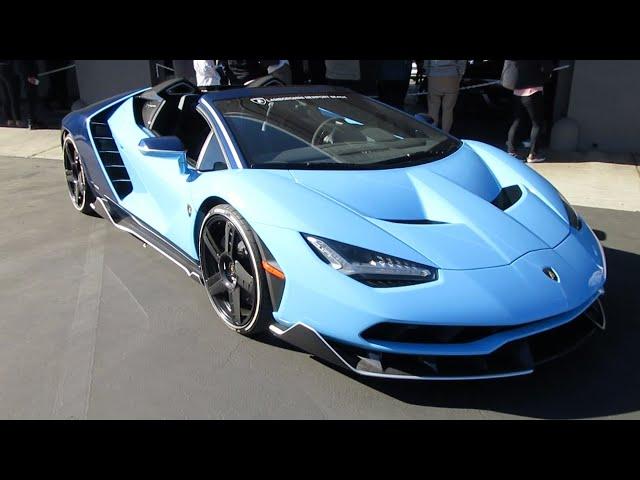 Rare Lamborghini Centenario Roadster (w/ startup)