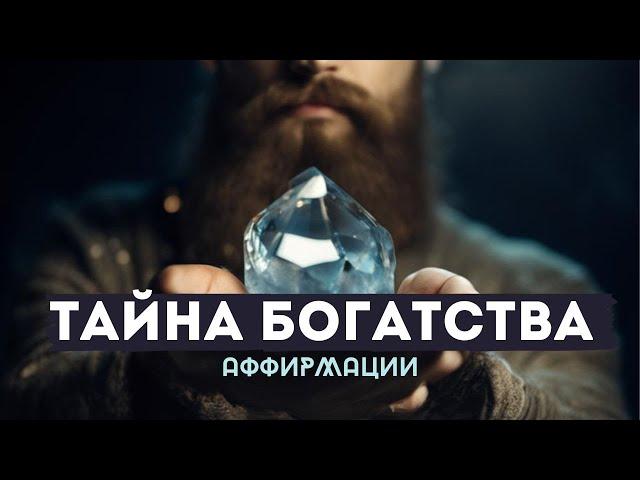 ТАЙНЫ БОГАТСТВА И ПРОЦВЕТАНИЯ! ГЛАВНЫЙ СЕКРЕТ! АФФИРМАЦИИ!