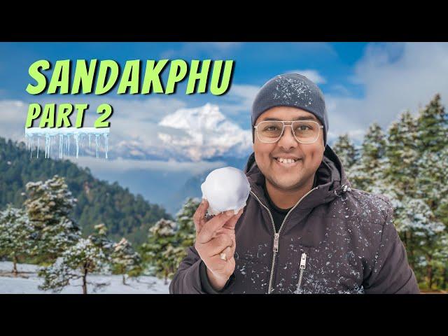 Sandakphu Snowfall and Local Food | Thrilling Road Trip to Ahal Chandu Thakum by vintage Land Rover