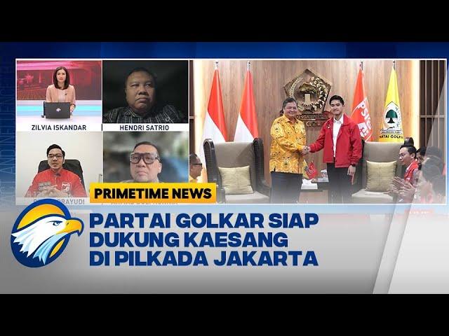 Sinyal Kaesang Ikut Ajang Perebutan 'Kursi' Pemimpin Jakarta - [Primetime News]