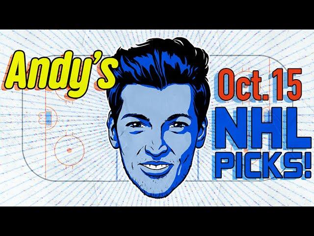 NHL Sniffs, Picks & Pirate Parlays Today 10/15/24 | Best NHL Bets w/Andy Francess