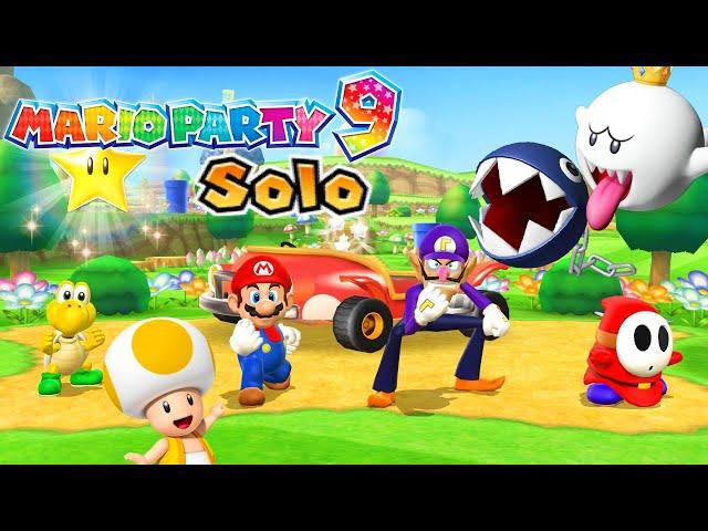 Mario Party 9 - Solo (Story Mode) [All Boards] [8K]
