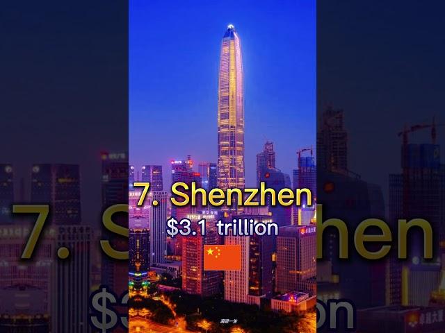 Top 10 Richest Cities in 2050 #shorts #2050 #viral #shortsvideo #richest #citiesskylines #gdp #top10