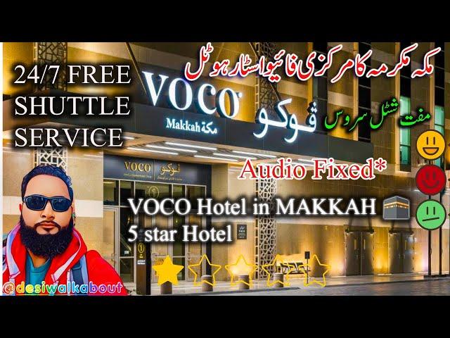 VOCO Hotel in #MAKKAH  | Free Shuttle Service | ROOM TOUR | Cheap Prices (Audio Fixed) Re-Upload