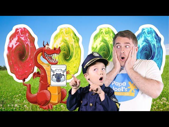 Little Police Officers 4 Color Portal Adventure | Pretend Play By Papa Joel’s English