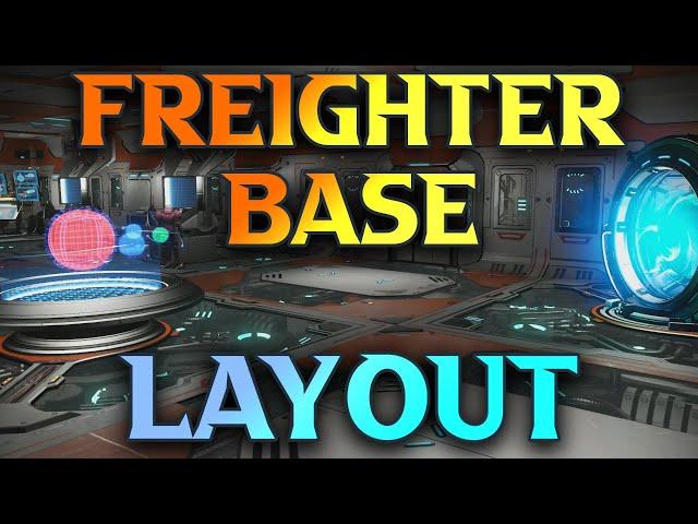 Functional No Man's Sky Freighter Base Building Layout Tutorial 2022