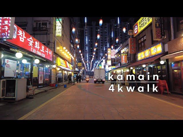 [4k korea] The food alley at Gwangmyeongsageori #광명사거리먹자골목 Gwangmyeong-si, Mar 03, 2021