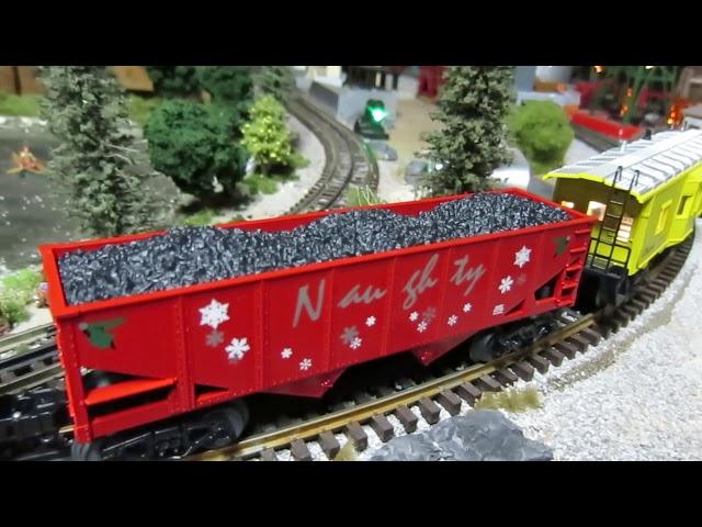 Christmas special episode of Jonny's trains