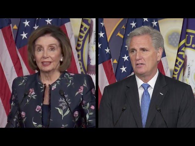 WATCH LIVE: Pelosi, McCarthy hold news conferences as Trump impeachment trial continues in Senate