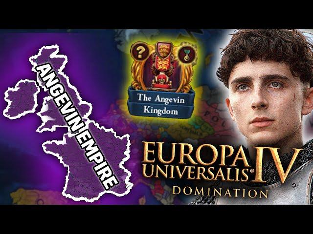 YOU can now FORM the ANGEVIN EMPIRE in EU4 DOMINATION