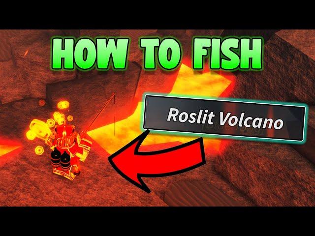 How To Fish in Roslit Volcano in Fisch! Roblox