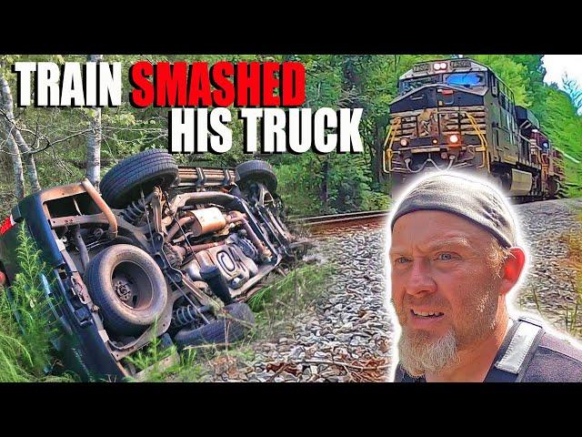 He Disappeared In The Woods After His Truck Was Hit By A Train!