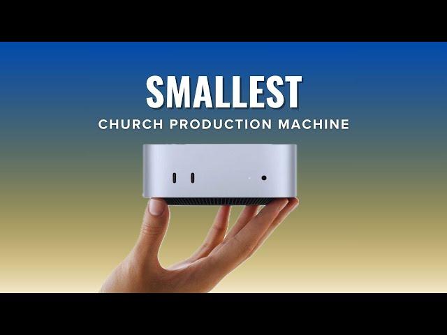 The Smallest Church Production Machine Ever!