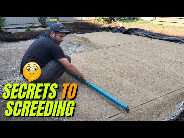 How to Screed for a Paver Patio | Tips from a Professional