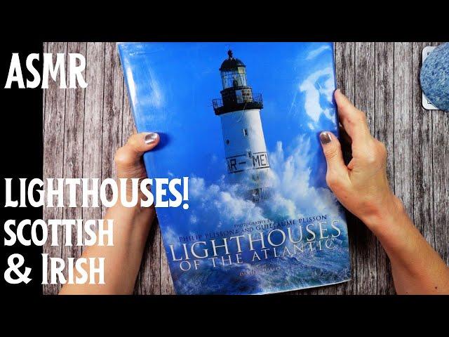 ASMR | Lighthouses! Gorgeous Library Book - Whispered Reading at Coffee Time!