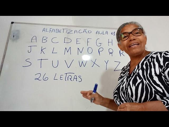 CURSO ALFABETIZAÇÃO AULA 01