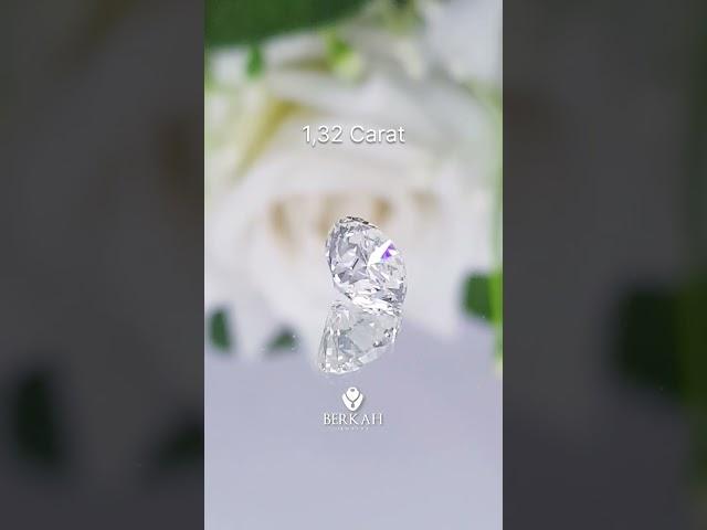 Berlian 1,32 Carat Asli Natural Diamond Free Sertifikat Keaslian