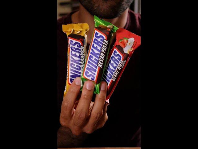 Let's Try Unique SNICKERS Flavours