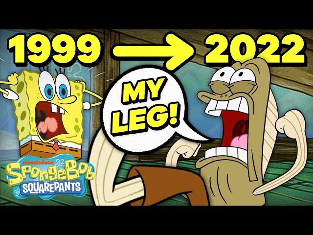 MY LEG! Timeline  20 Years of Fred the Fish | SpongeBob