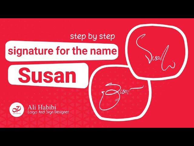 Three signatures with the name Susan