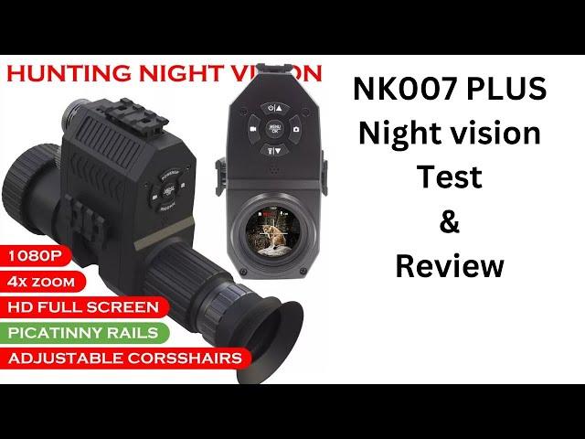 Megaorei NK007 Plus Night vision Review and test