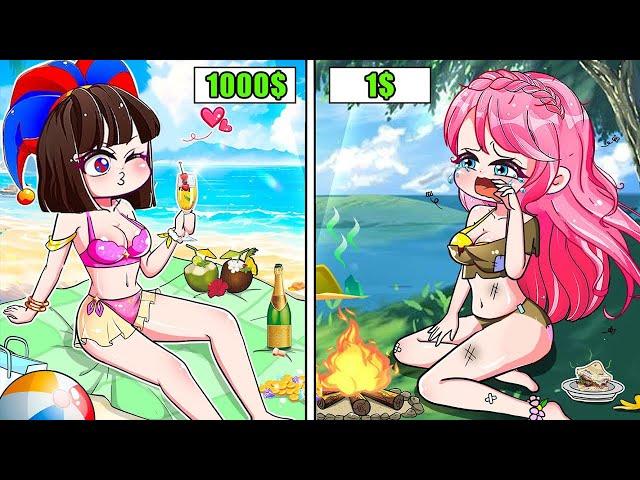 Anna x Pomni. Who is Happier. Gacha Life | Gacha Club | Happy Rainbow