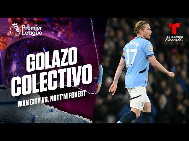 Golazo de Bernardo Silva - Man City vs. Nottingham Forest | Premier League | Telemundo Deportes