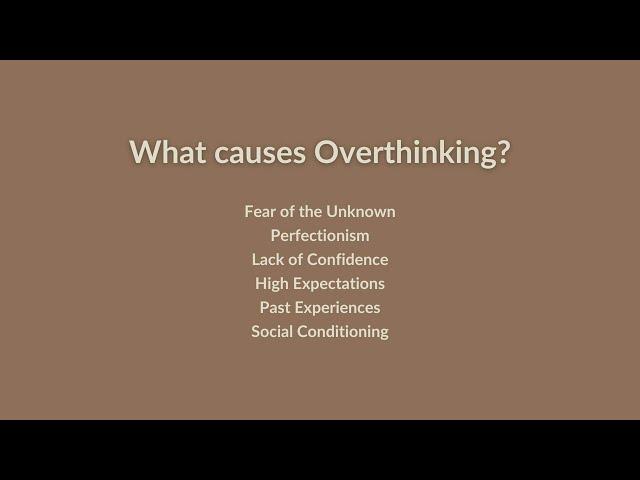 Yogabarn - Overcoming Overthinking - Aug 31, 2024