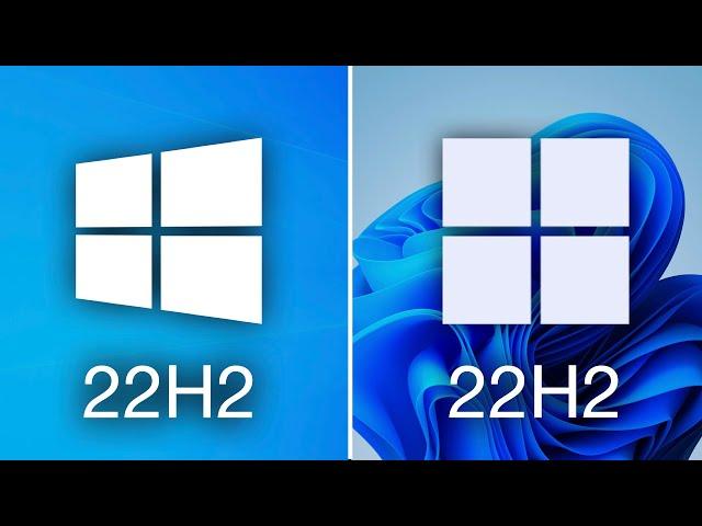 Windows 10 22H2 vs Windows 11 22H2!