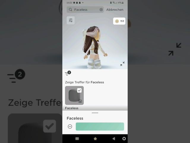 Free Faceless in roblox  Me: -15 robux because i already bough it before #daria_cutiee #freeitem