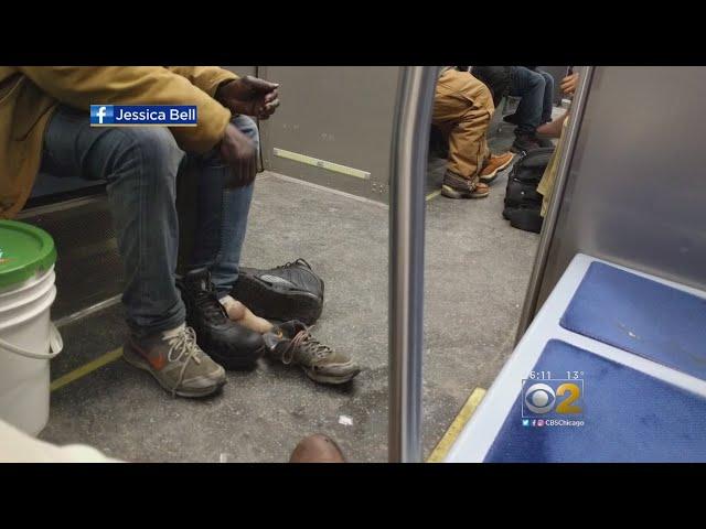 Good Samaritan Gives Homeless Man Winter Boots Off His Feet