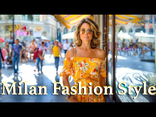 Elegance At Any Age. Milan Summer Street Style: Elegant and Chic Outfits for June 