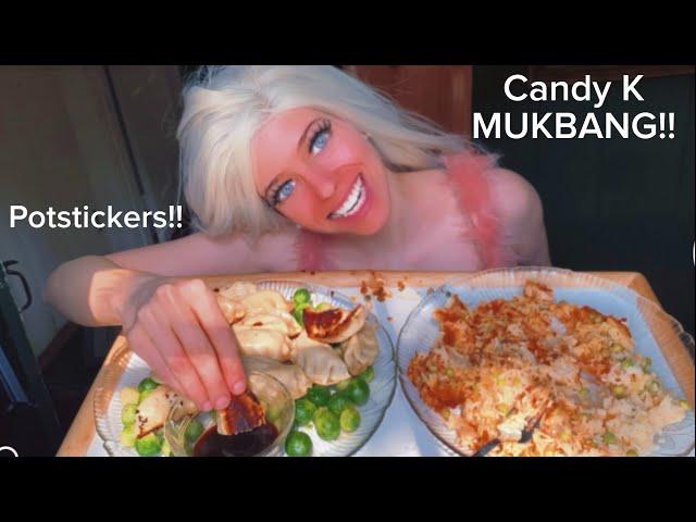 CANDY K MUKBANG (All Dolled Up!)  POTSTICKERS GALORE!!! I’M BACK!!